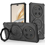 For Honor Magic7 Lite 5G / X9c 5G / X60 Pro 5G Magnetic Case Rotating Metal Kickstand Shockproof PC + TPU Phone Back Cover