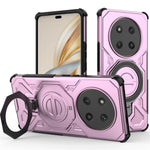 For Honor Magic7 Lite 5G / X9c 5G / X60 Pro 5G Magnetic Case Rotating Metal Kickstand Shockproof PC + TPU Phone Back Cover