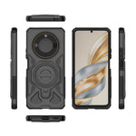 For Honor X60 5G  /  X9c Smart 5G Magnetic Case Rotating Metal Kickstand Shockproof PC + TPU Phone Back Cover