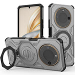 For Honor X60 5G  /  X9c Smart 5G Magnetic Case Rotating Metal Kickstand Shockproof PC + TPU Phone Back Cover