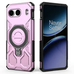 For OnePlus Nord 4 Magnetic Case Rotating Metal Kickstand Shockproof PC + TPU Phone Back Cover