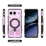 For OnePlus Nord 4 Magnetic Case Rotating Metal Kickstand Shockproof PC + TPU Phone Back Cover