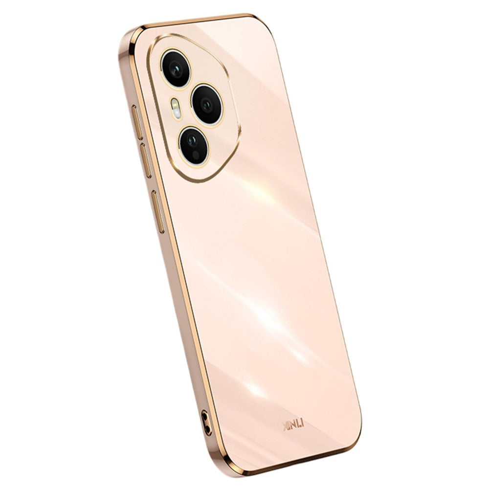 XINLI For Honor 400 Pro 5G (Global) Case TPU Phone Cover with Electroplating Frame