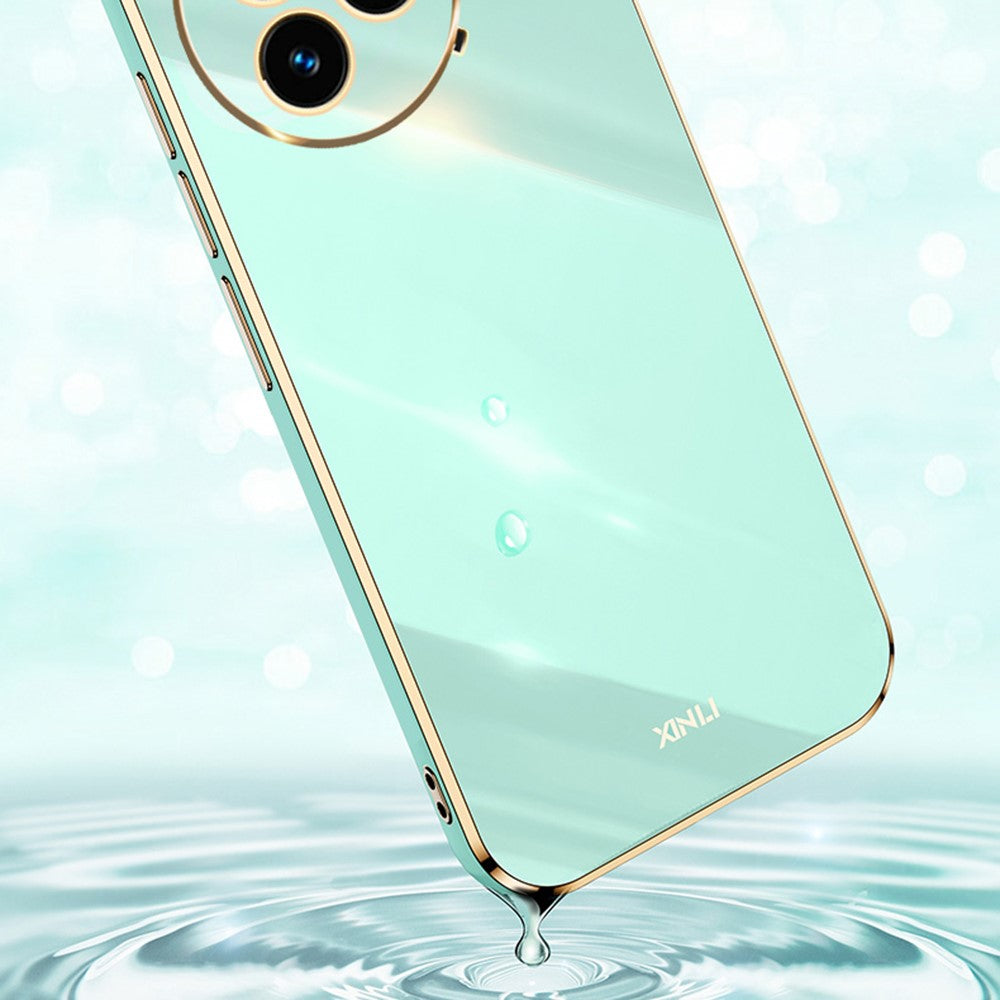 XINLI For Xiaomi Civi 5 Pro 5G Case TPU Phone Cover with Electroplating Frame