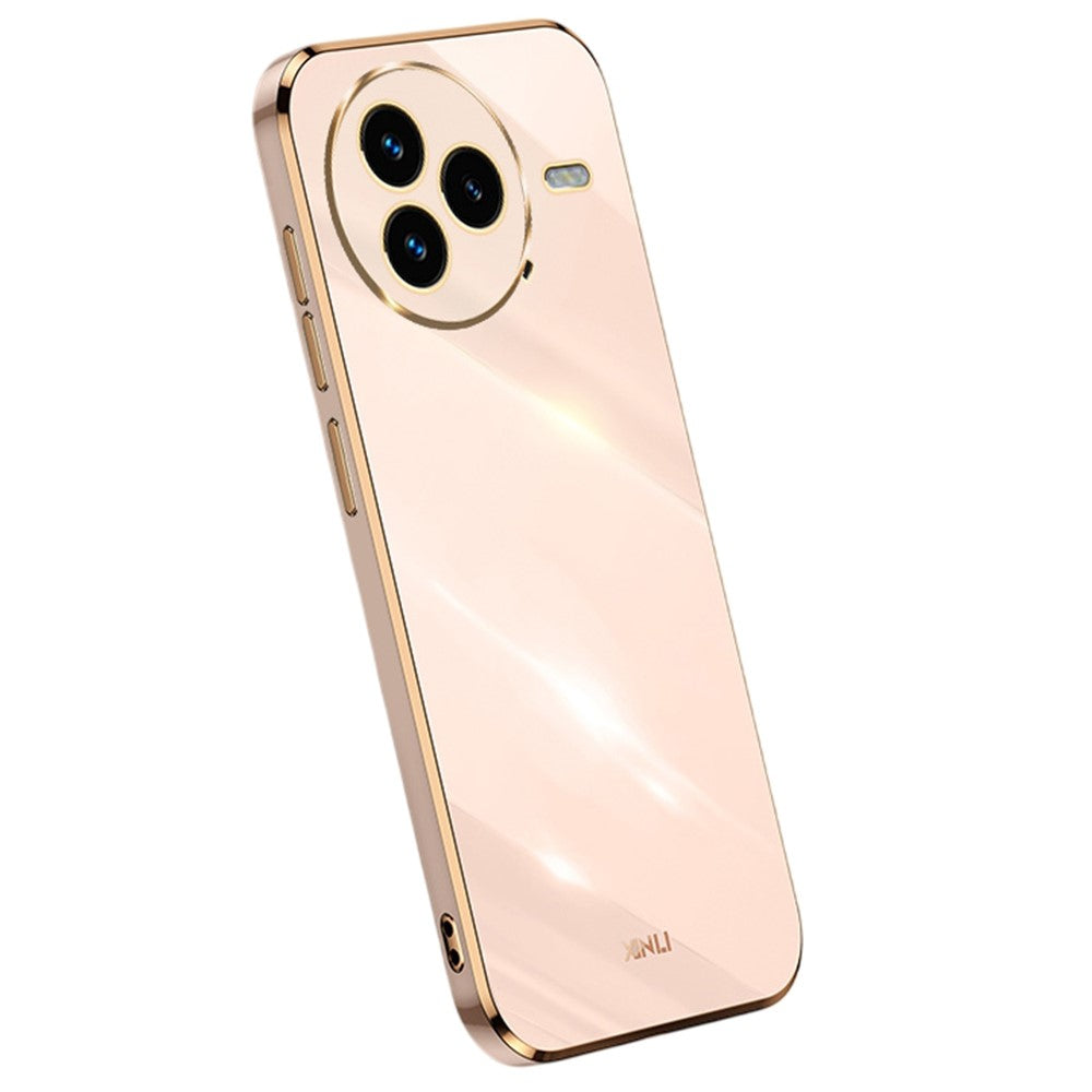 XINLI For Xiaomi Civi 5 Pro 5G Case TPU Phone Cover with Electroplating Frame