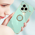 XINLI For Xiaomi Civi 5 Pro 5G Case Ring Kickstand Electroplating TPU Phone Cover