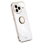 XINLI For Xiaomi Civi 5 Pro 5G Case Ring Kickstand Electroplating TPU Phone Cover