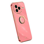 XINLI For Xiaomi Civi 5 Pro 5G Case Ring Kickstand Electroplating TPU Phone Cover