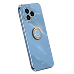 XINLI For Xiaomi Civi 5 Pro 5G Case Ring Kickstand Electroplating TPU Phone Cover