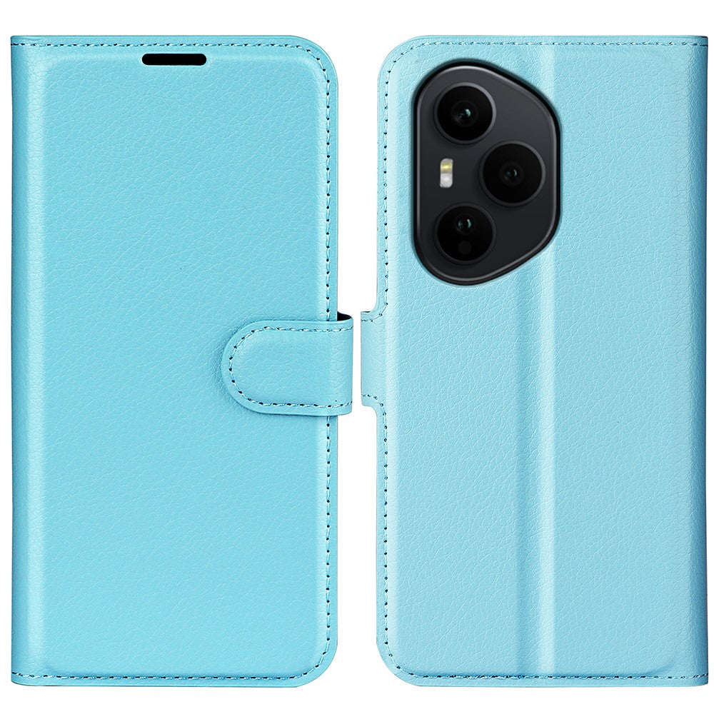 For Honor 400 Pro 5G (Global) Cover Litchi Tekstur Stødsikkert Læder Pung Telefon Cover