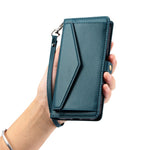 For Motorola Edge 60 Pro 5G Leather Case with Wrist Strap Wallet Stand Phone Cover