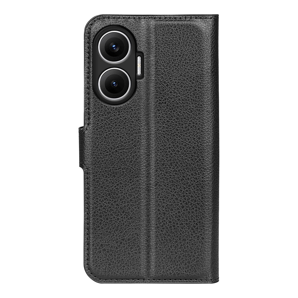 For Xiaomi Poco F7 5G / Redmi Turbo 4 Pro 5G Case Litchi Texture Shockproof Leather Wallet Phone Cover