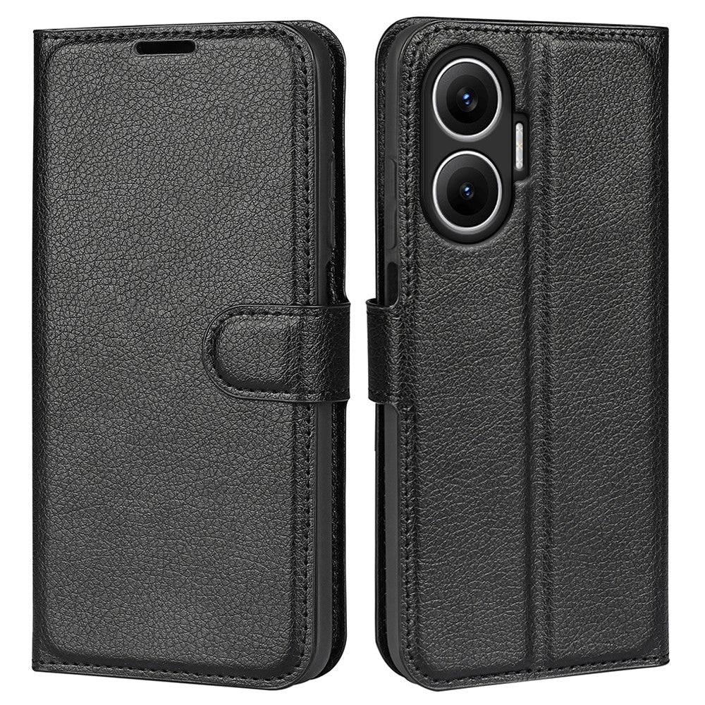 For Xiaomi Poco F7 5G / Redmi Turbo 4 Pro 5G Case Litchi Texture Shockproof Leather Wallet Phone Cover