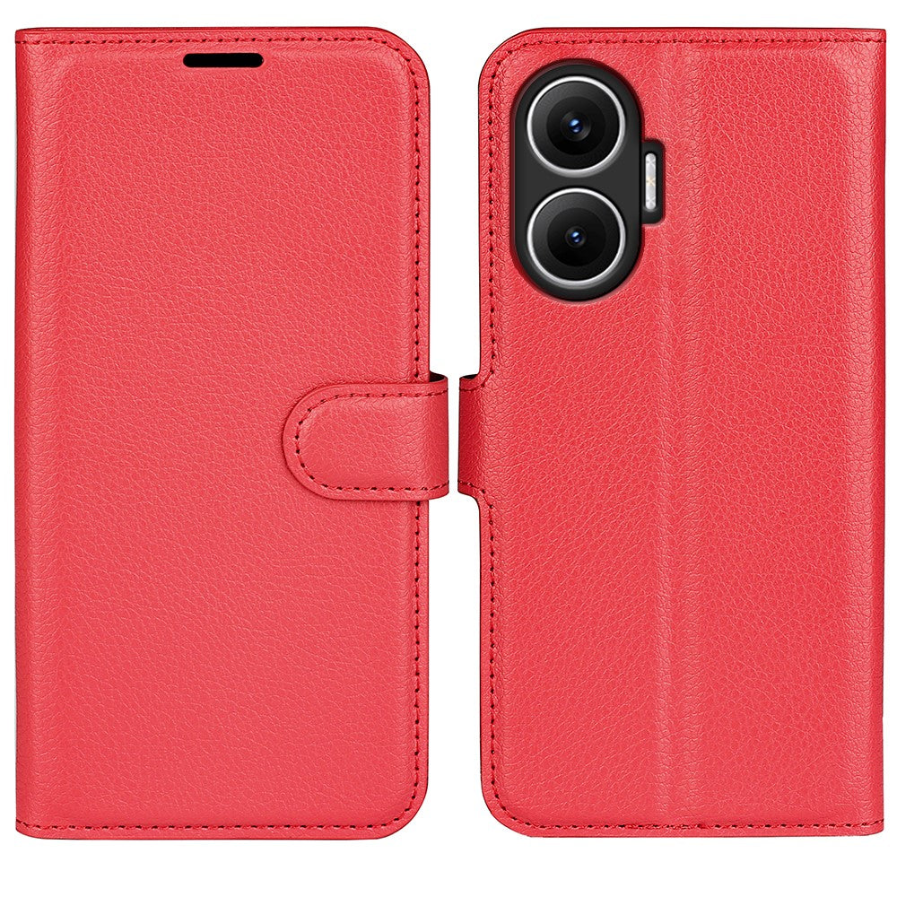 For Xiaomi Poco F7 5G / Redmi Turbo 4 Pro 5G Case Litchi Texture Shockproof Leather Wallet Phone Cover