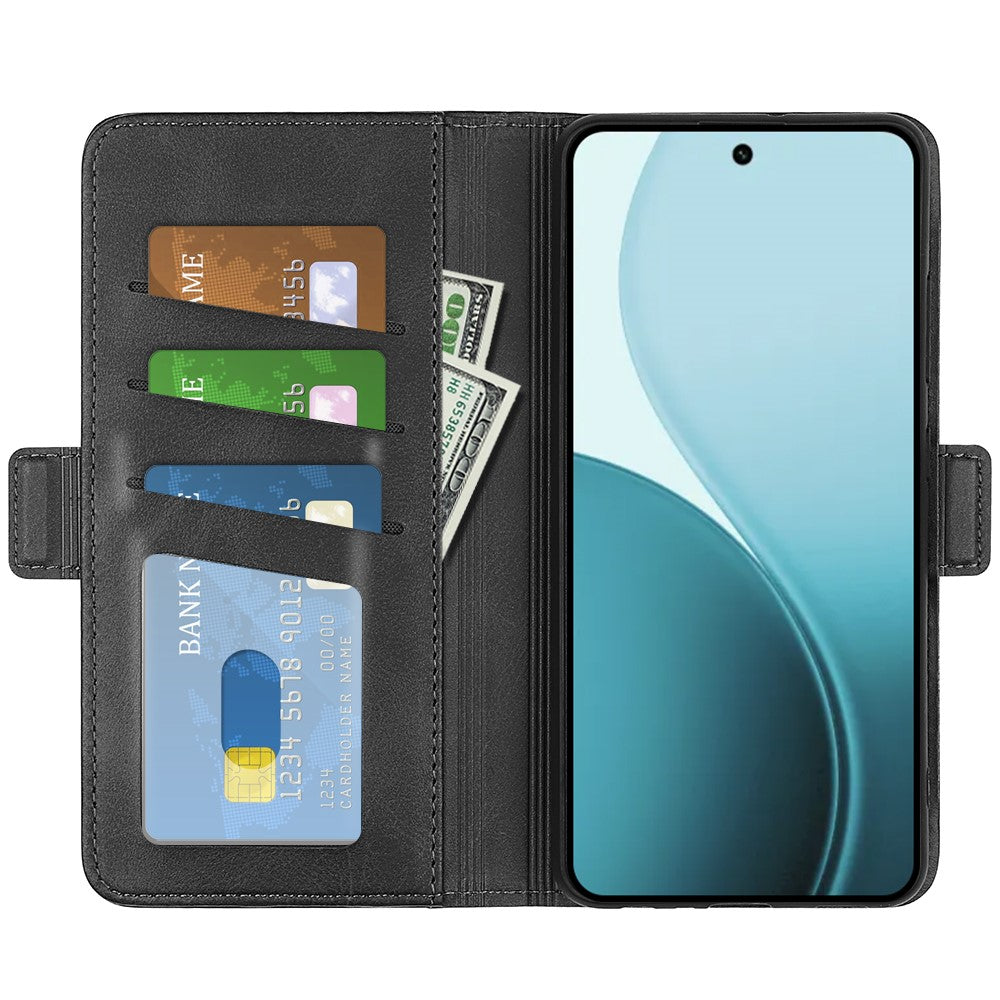 For Oppo Reno14 Pro 5G (Global) Case Calf Texture Leather Wallet Phone Cover