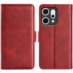 For Oppo Reno14 Pro 5G (Global) Case Calf Texture Leather Wallet Phone Cover
