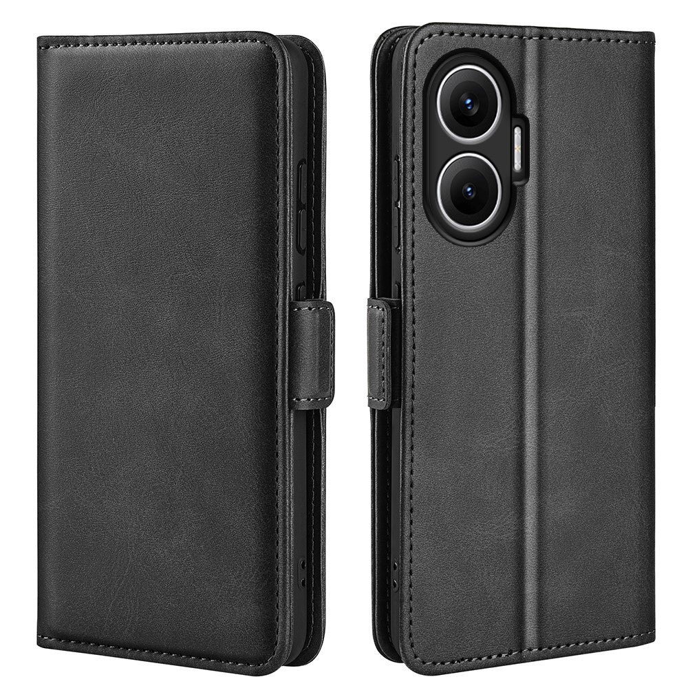 For Xiaomi Poco F7 5G / Redmi Turbo 4 Pro 5G Case Calf Texture Leather Wallet Phone Cover