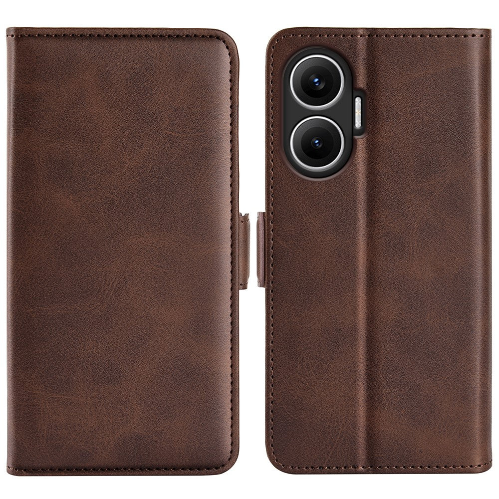 For Xiaomi Poco F7 5G / Redmi Turbo 4 Pro 5G Case Calf Texture Leather Wallet Phone Cover