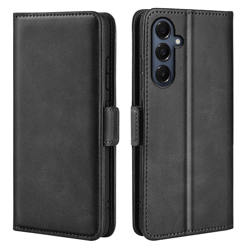 For Samsung Galaxy A18 5G / A18 4G / A17 5G / 4G / F17 5G / M17 5G Case Calf Texture Leather Wallet Phone Cover