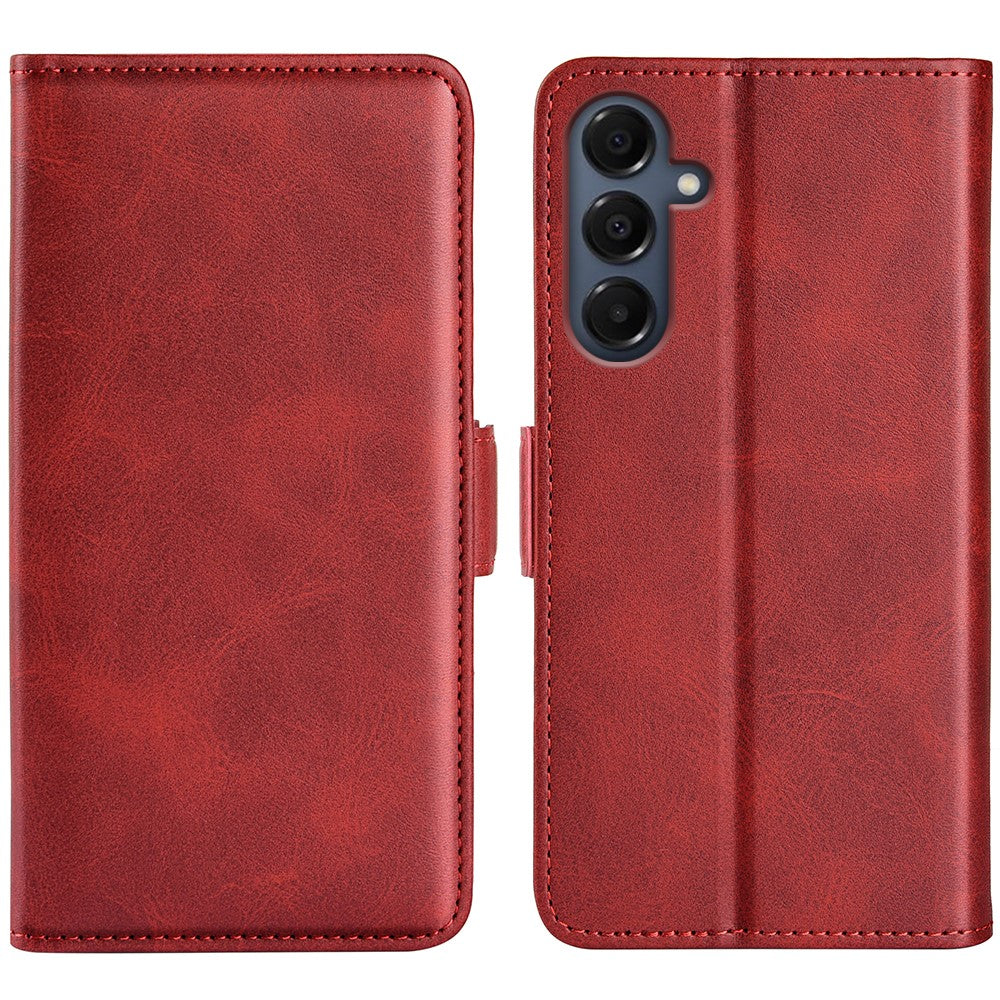 For Samsung Galaxy A18 5G / A18 4G / A17 5G / 4G / F17 5G / M17 5G Case Calf Texture Leather Wallet Phone Cover