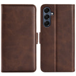 For Samsung Galaxy A18 5G / A18 4G / A17 5G / 4G / F17 5G / M17 5G Case Calf Texture Leather Wallet Phone Cover
