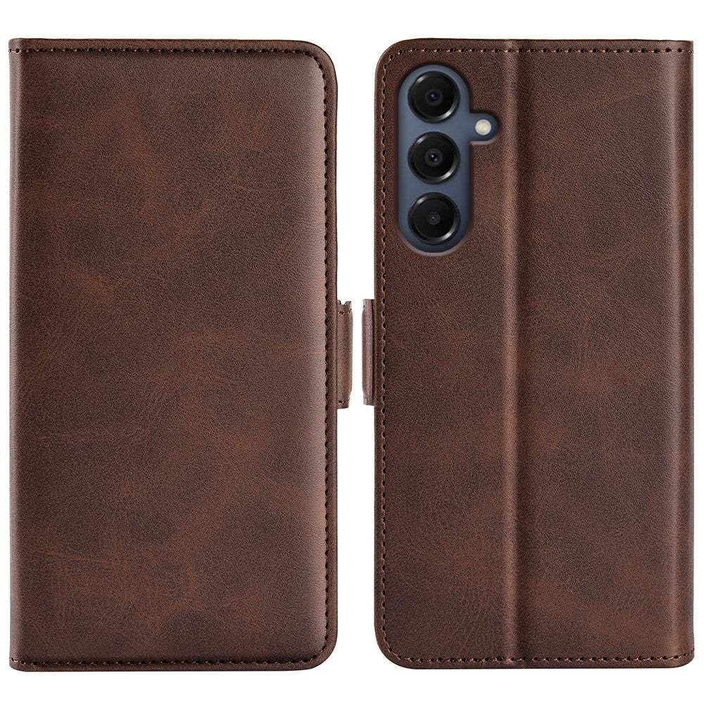 For Samsung Galaxy A18 5G / A18 4G / A17 5G / 4G / F17 5G / M17 5G Case Calf Texture Leather Wallet Phone Cover
