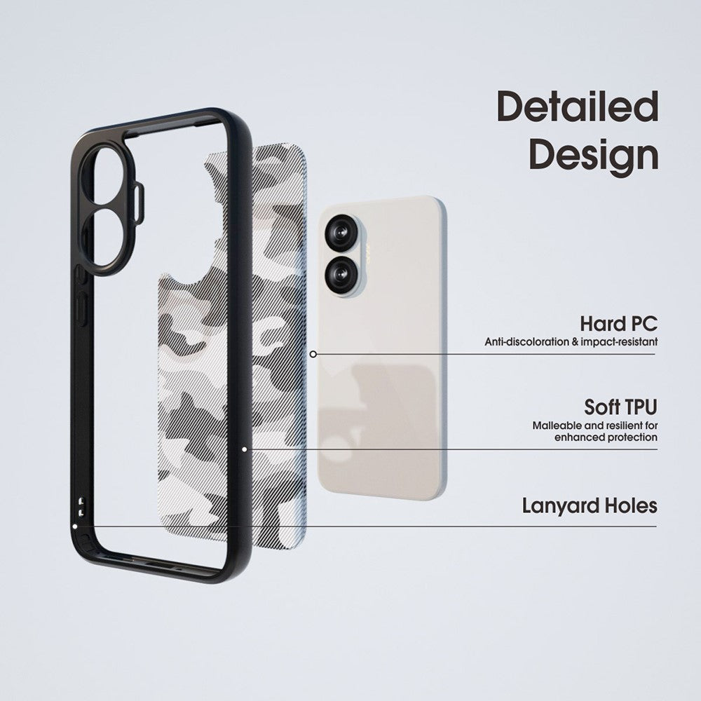 IBMRS For Xiaomi Poco F7 5G / Redmi Turbo 4 Pro 5G Case Soft TPU Frame Hard PC Back Anti-Fall Phone Cover