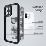 IBMRS För OnePlus 13T 5G Skal Mjukt TPU Ram Hårt PC Baksida Fallskyddande mobilskal