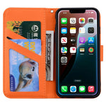 Til iPhone 17e / 16e cover tegneserie mønster tegnebog læder telefon cover