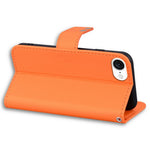 Til iPhone 17e / 16e cover tegneserie mønster tegnebog læder telefon cover