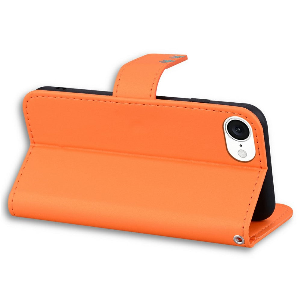 Til iPhone 17e / 16e cover tegneserie mønster tegnebog læder telefon cover