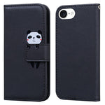 Til iPhone 17e / 16e cover tegneserie mønster tegnebog læder telefon cover
