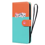 Cartoon Pet Series for Xiaomi Redmi Note 14 4G (164.84mm) Wallet Phone Case Splicing Leather Flip Cover