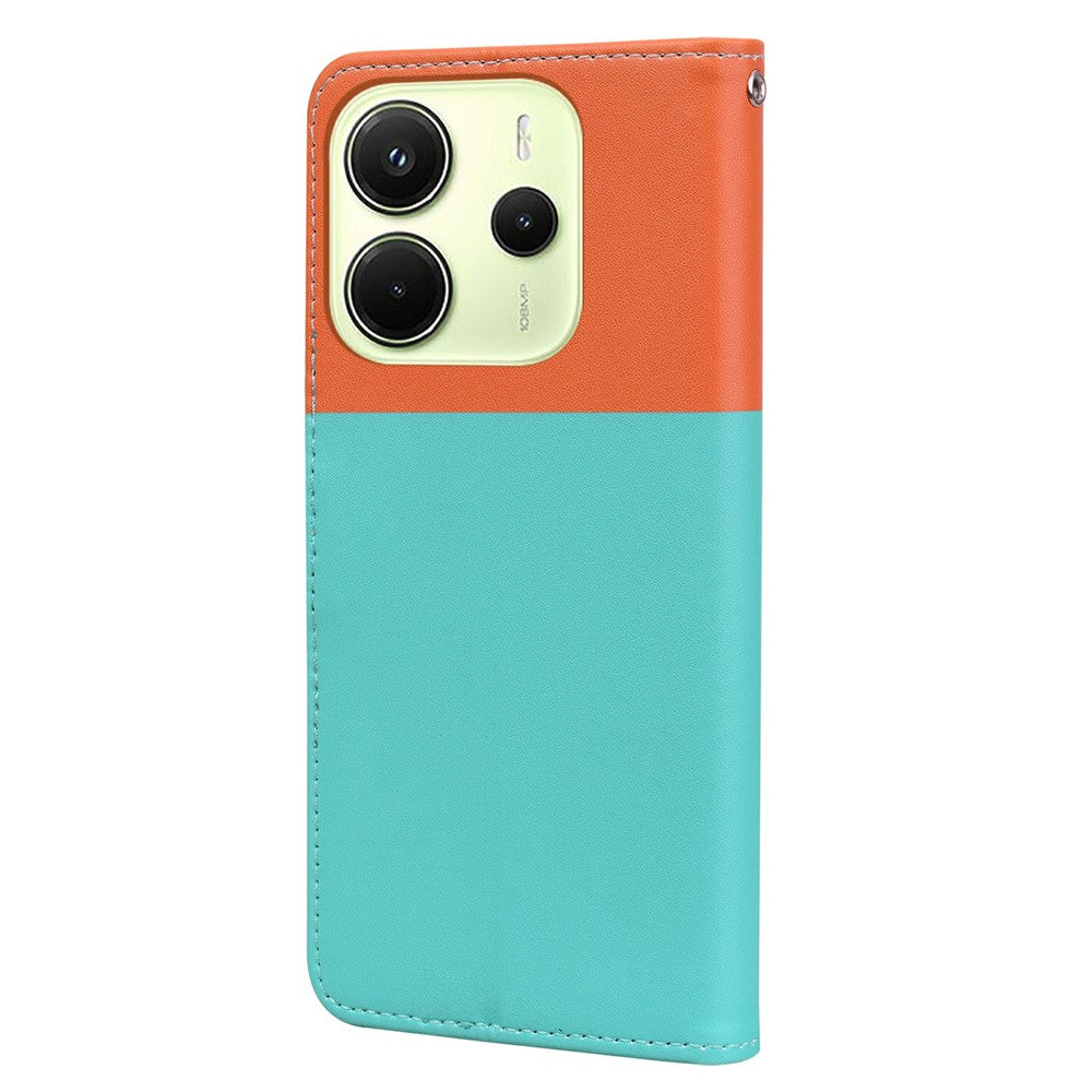 Cartoon Pet Series for Xiaomi Redmi Note 14 4G (164.84mm) Wallet Phone Case Splicing Leather Flip Cover