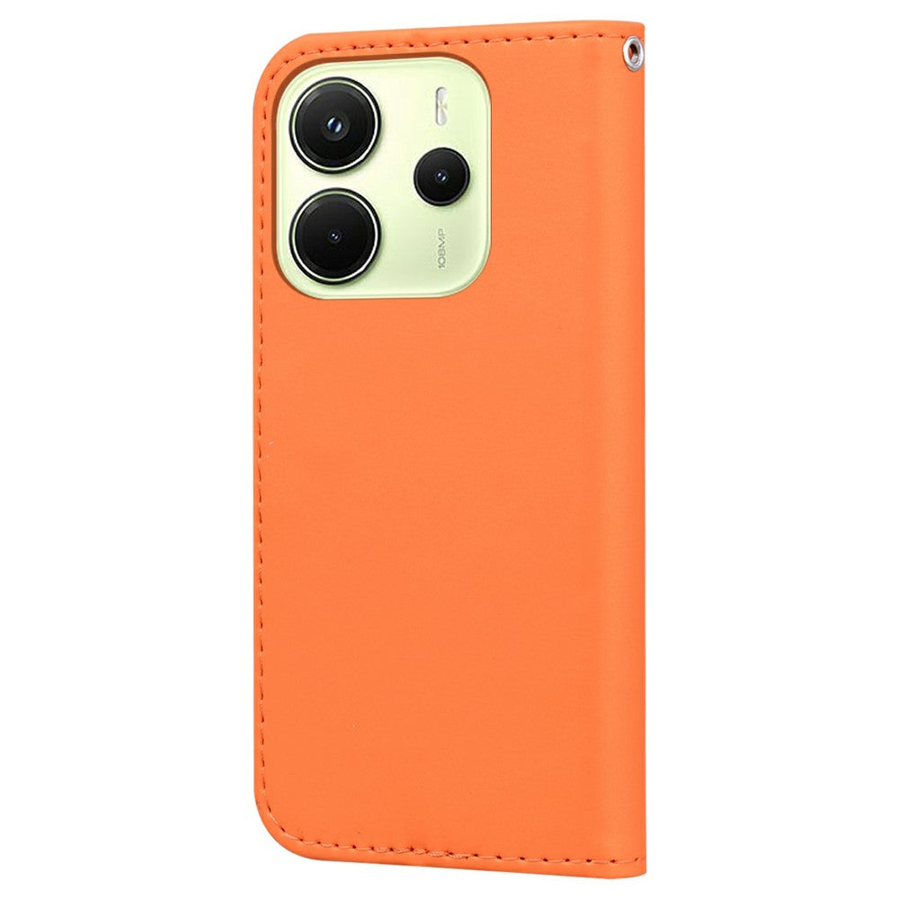 For Xiaomi Redmi Note 14 4G (164.84mm) Case Cartoon Pattern Wallet Leather Phone Cover