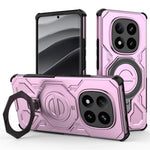For Xiaomi Redmi Note 14 Pro+ 5G Magnetic Case Rotating Metal Kickstand Shockproof PC + TPU Phone Back Cover