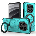 For Xiaomi Redmi Note 14 Pro+ 5G Magnetic Case Rotating Metal Kickstand Shockproof PC + TPU Phone Back Cover