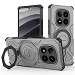 For Xiaomi Redmi Note 14 Pro+ 5G Magnetic Case Rotating Metal Kickstand Shockproof PC + TPU Phone Back Cover