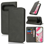 For Google Pixel 10 / 10 Pro Case PU Leather Calf Textured Magnetic Closing Smart Phone Cover