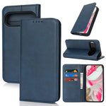 For Google Pixel 10 / 10 Pro Case PU Leather Calf Textured Magnetic Closing Smart Phone Cover