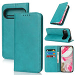 For Google Pixel 10 / 10 Pro Case PU Leather Calf Textured Magnetic Closing Smart Phone Cover