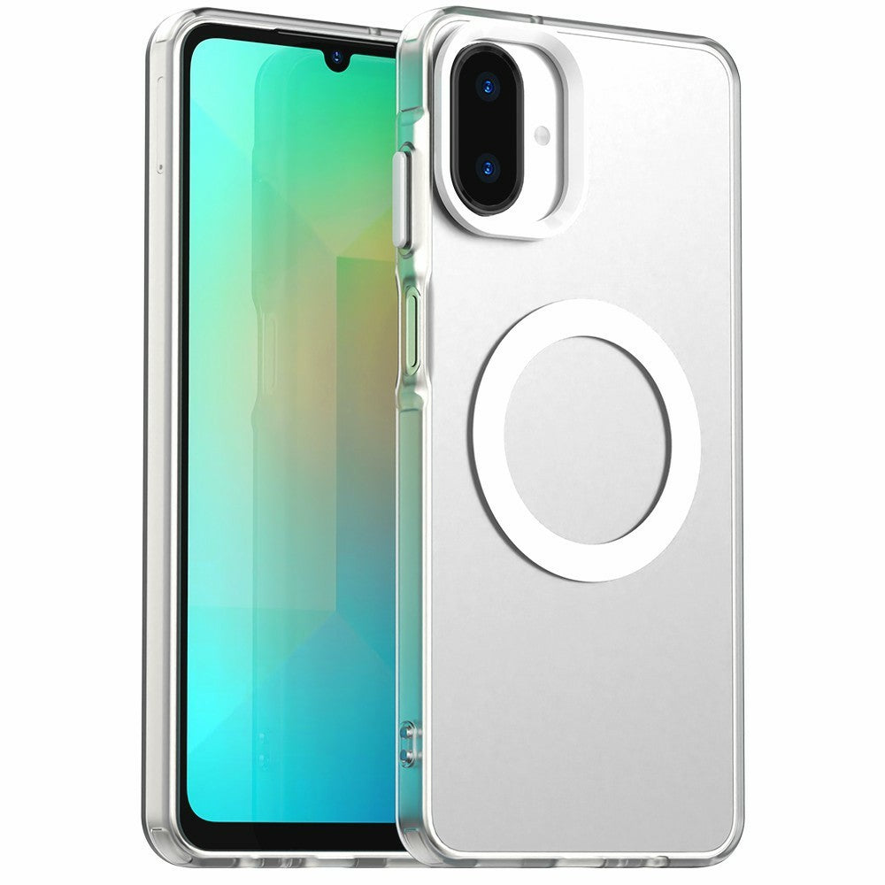 Til Samsung Galaxy A07 4G Magnetisk Cover Anti-fald Hybrid Telefon Bagcover