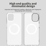 Til Samsung Galaxy A07 4G Magnetisk Cover Anti-fald Hybrid Telefon Bagcover