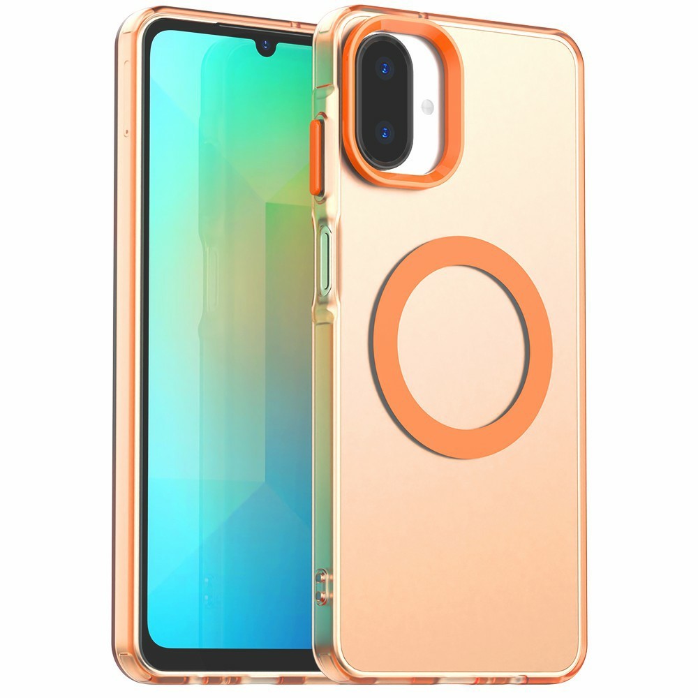 Til Samsung Galaxy A07 4G Magnetisk Cover Anti-fald Hybrid Telefon Bagcover