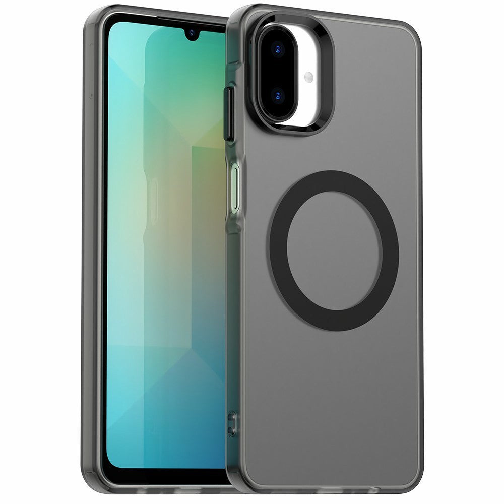 Til Samsung Galaxy A07 4G Magnetisk Cover Anti-fald Hybrid Telefon Bagcover