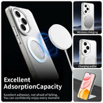 For Honor 400 Pro 5G (Global) Magnetic Case Anti Drop Hybrid Phone Back Cover