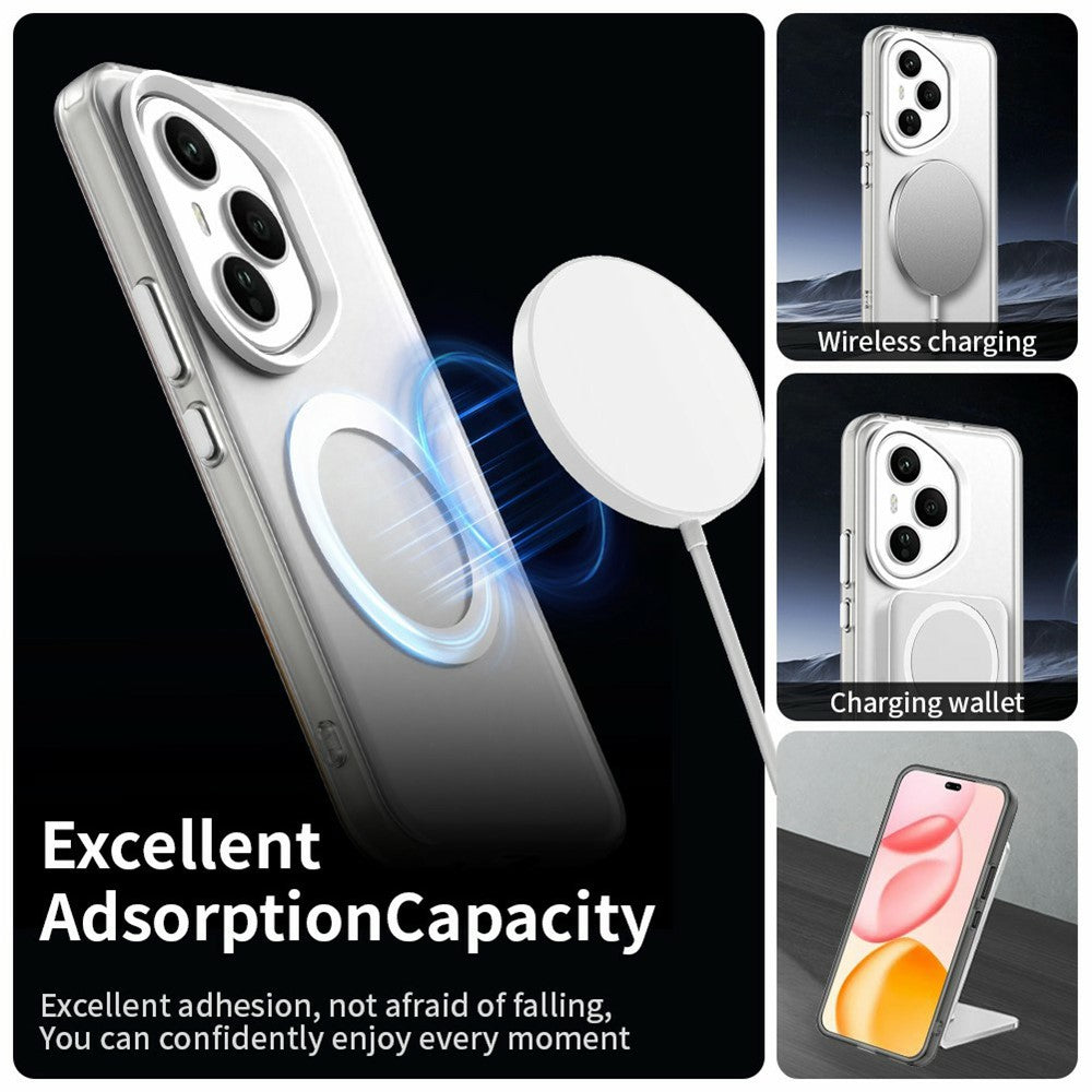 For Honor 400 Pro 5G (Global) Magnetic Case Anti Drop Hybrid Phone Back Cover