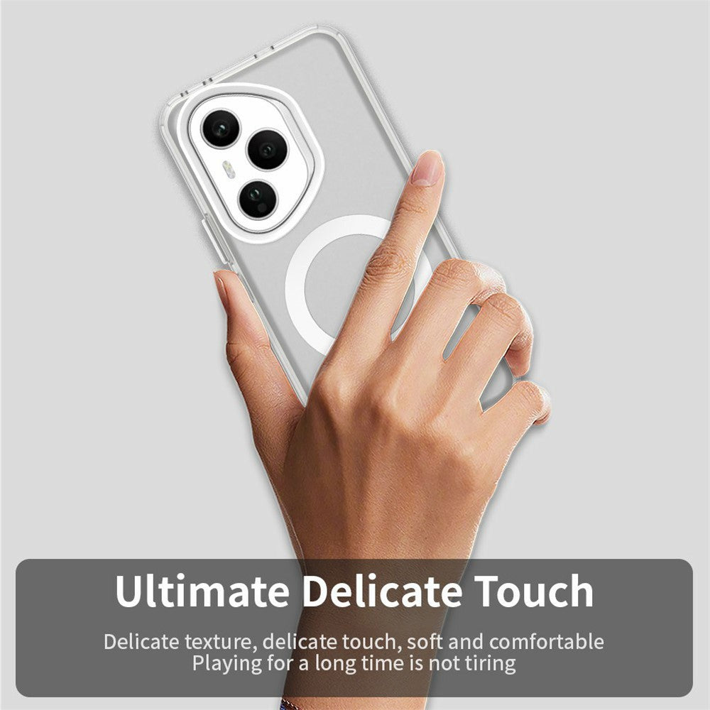 For Honor 400 Pro 5G (Global) Magnetic Case Anti Drop Hybrid Phone Back Cover