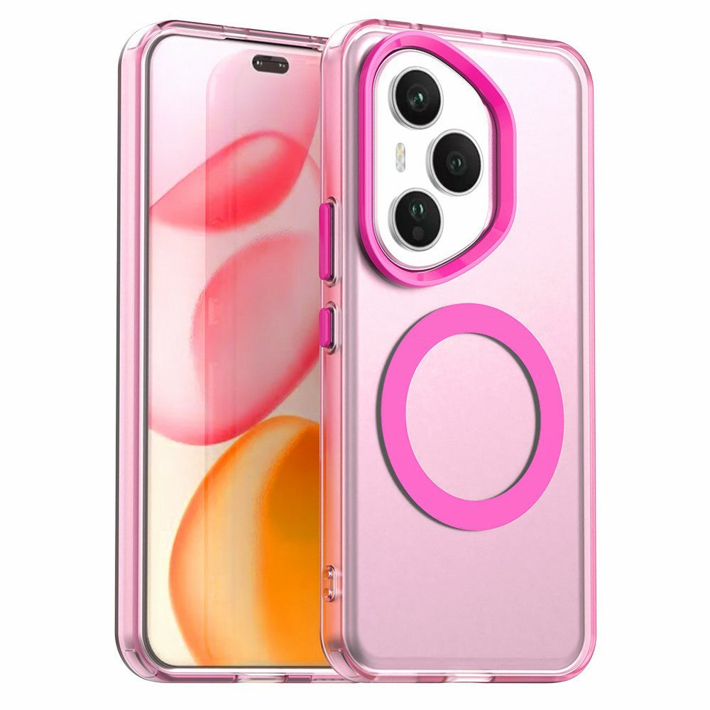 For Honor 400 Pro 5G (Global) Magnetic Case Anti Drop Hybrid Phone Back Cover