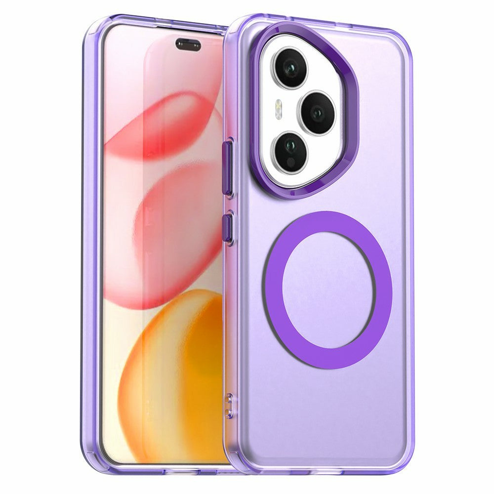 For Honor 400 Pro 5G (Global) Magnetic Case Anti Drop Hybrid Phone Back Cover